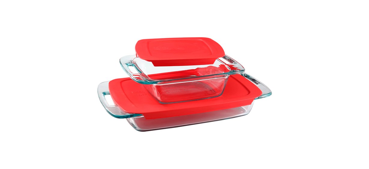 Best Pyrex Easy Grab Glass Food Bakeware and Storage Containers