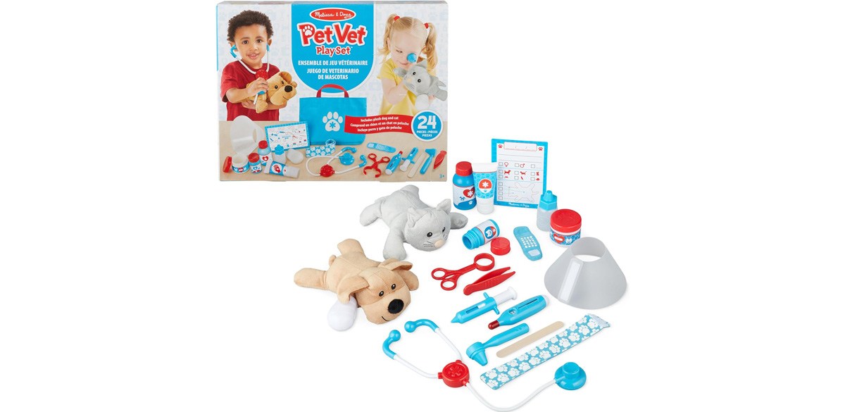 Melissa &amp; Doug Examine and Treat Pet Vet Play Set
