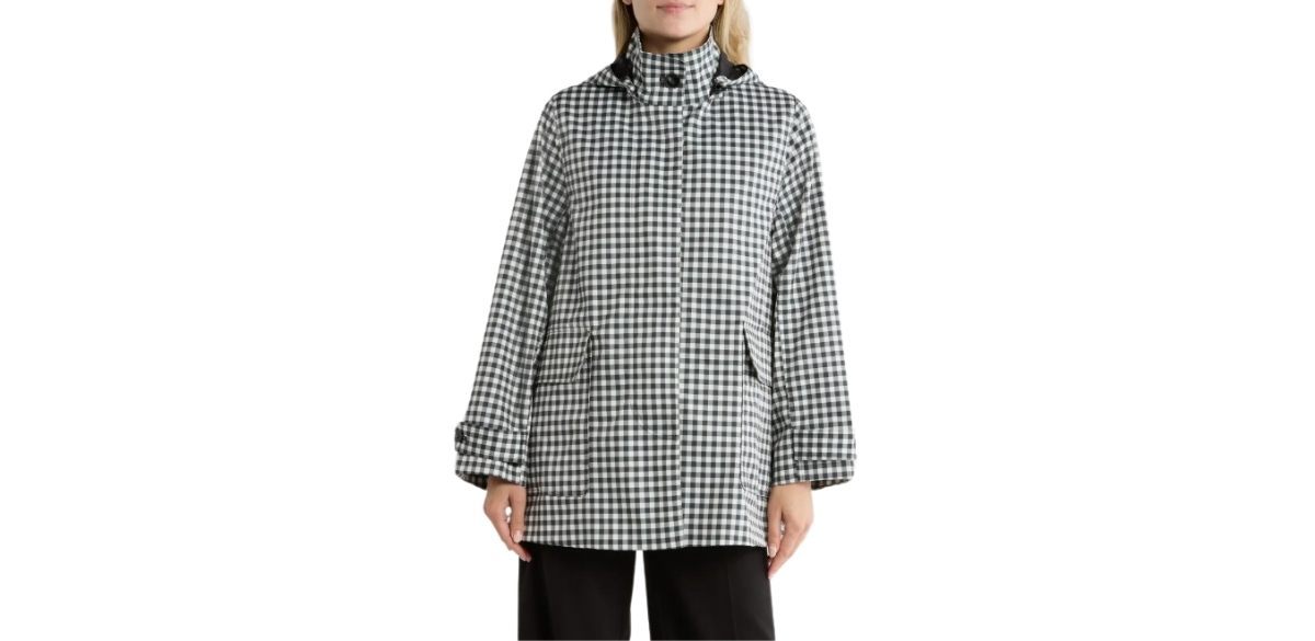 Bernardo Recycled Polyester Rain Coat