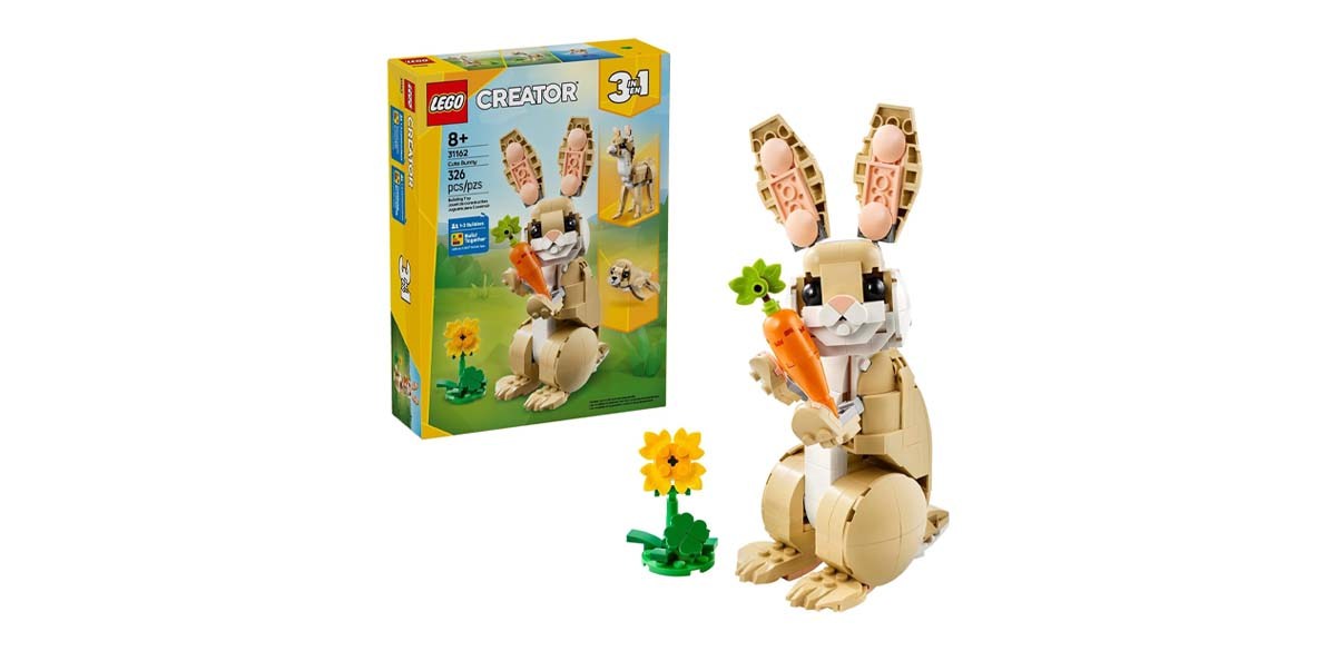 LEGO Creator 3 in 1 Cute Bunny Toy