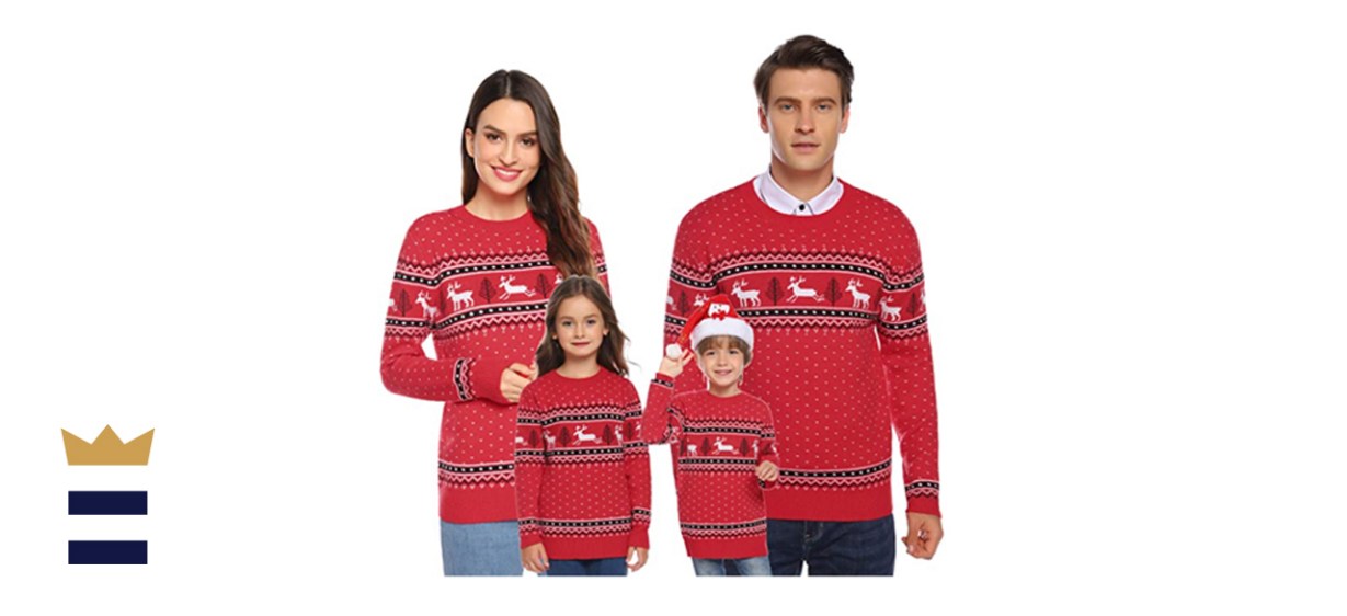 Aiboria Matching Family Ugly Christmas Sweater