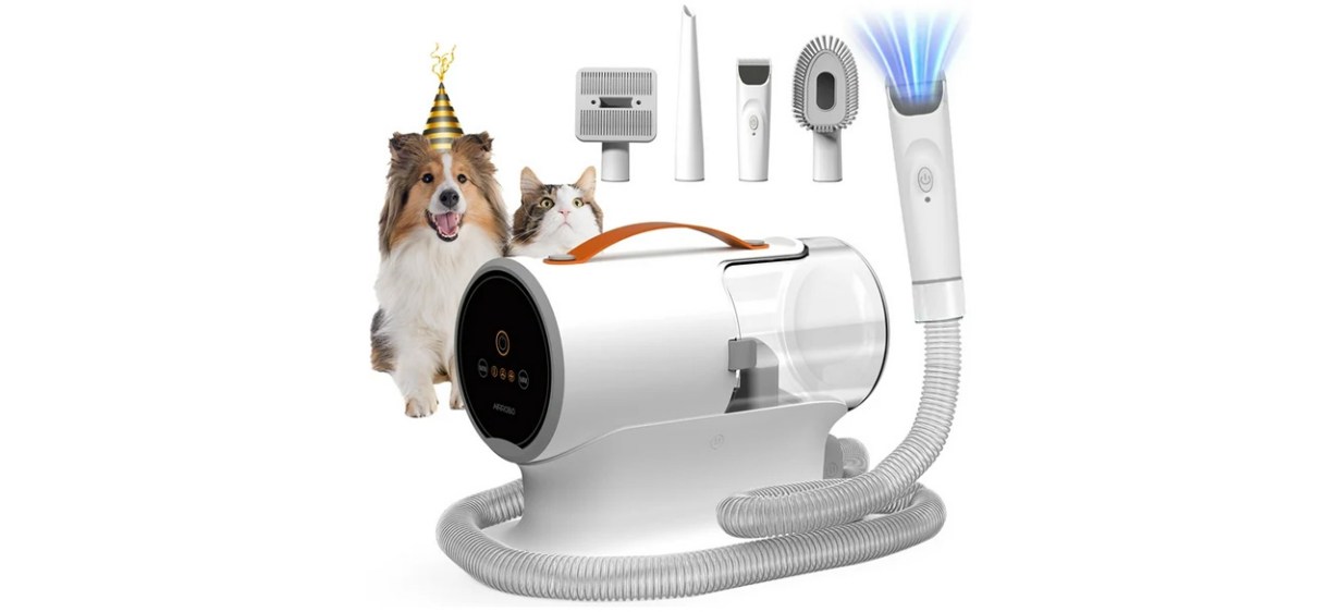 AIRROBO PG100 Pet Grooming Kit &amp; Vacuum