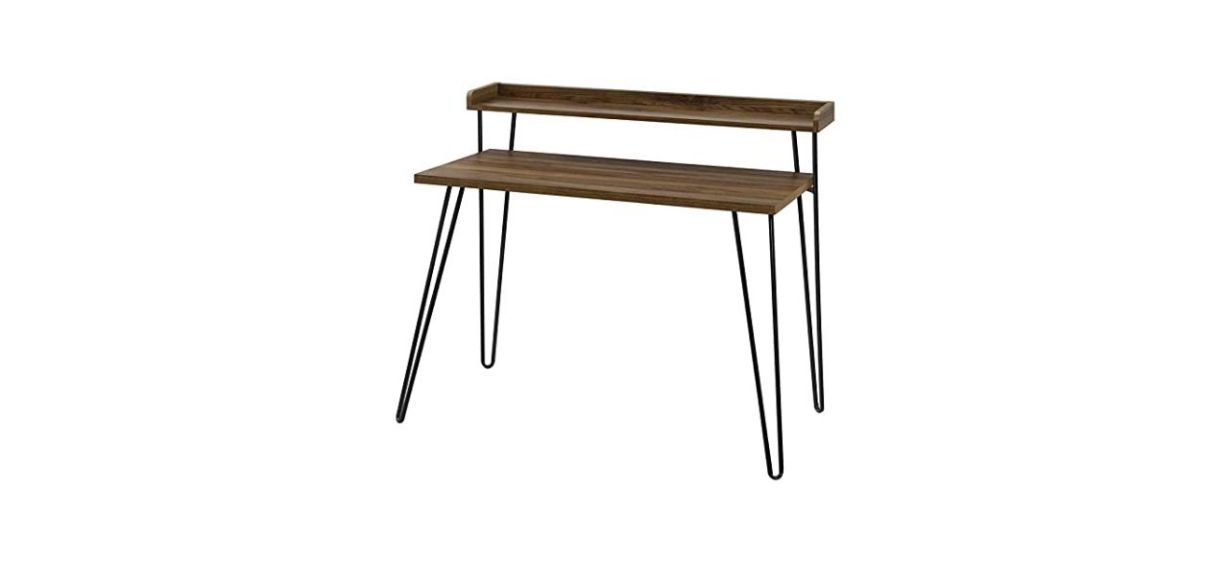 Best Ameriwood Home Haven Retro Computer Desk with Riser
