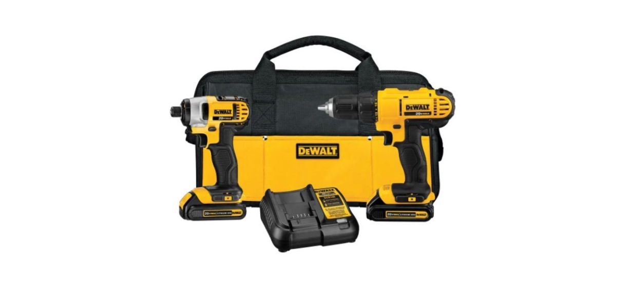 Best DeWalt 20-volt Lithium Drill Driver Impact Combo Kit