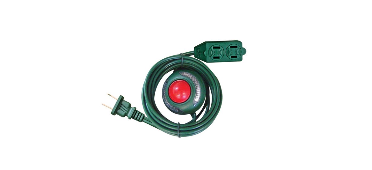 Best Home Accents Holiday Green Extension Cord with Footswitch