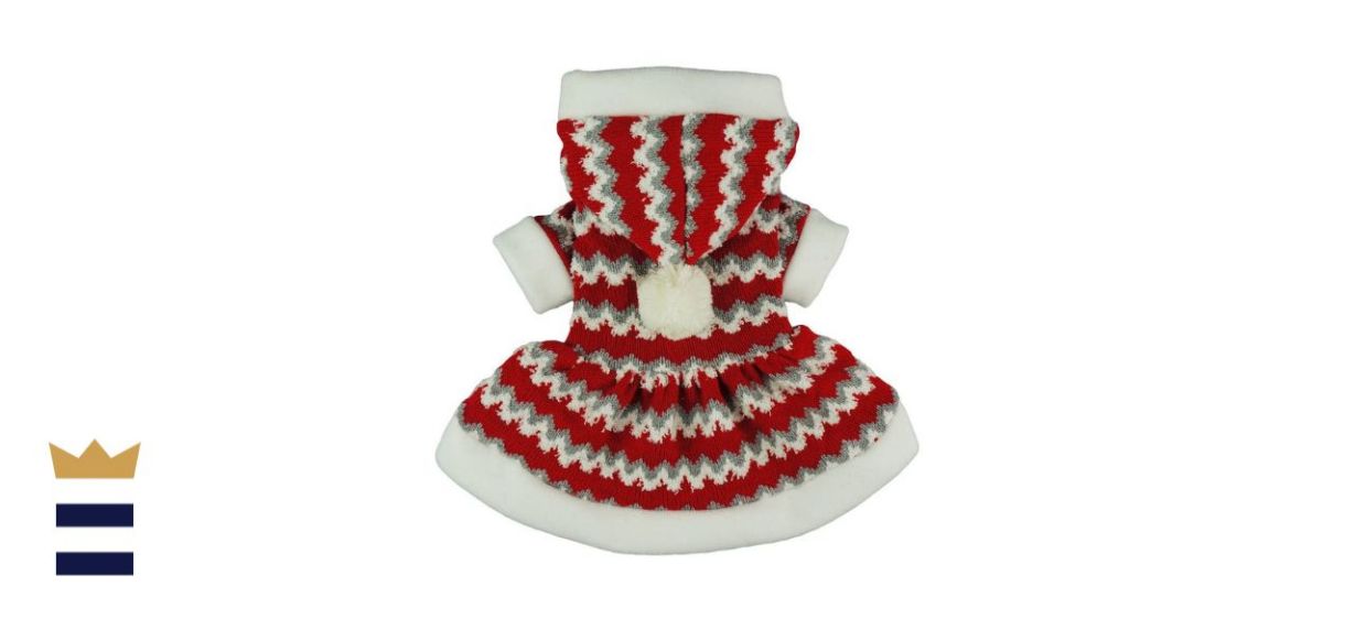 Christmas knitted sweater dress
