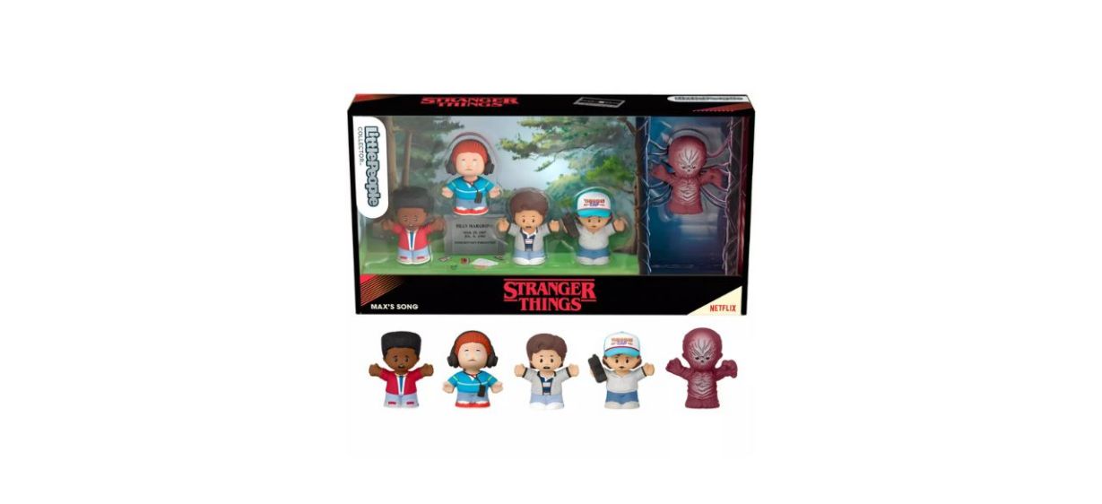 Fisher-Price Little People Collector: Stranger Things Max's Song Collector Set on white background