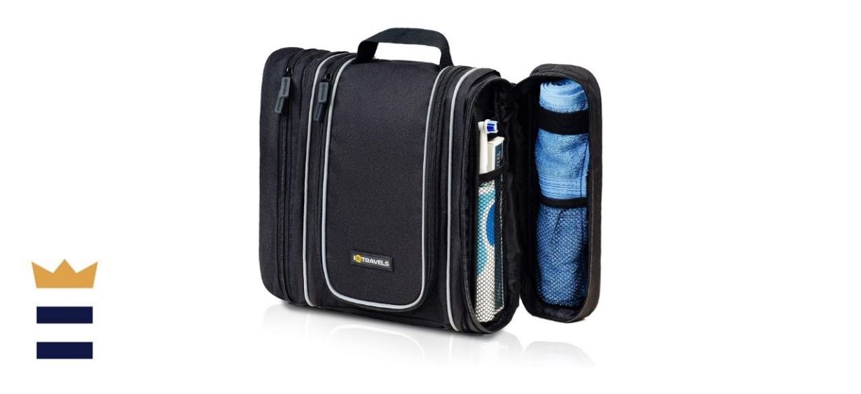 Iqtravels Hanging Toiletry Bag and Waterproof Travel Organizer