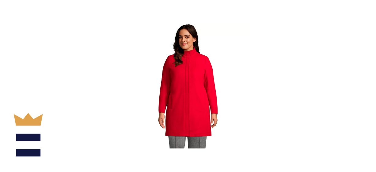 Lands’ End Insulated Wool Winter Coat