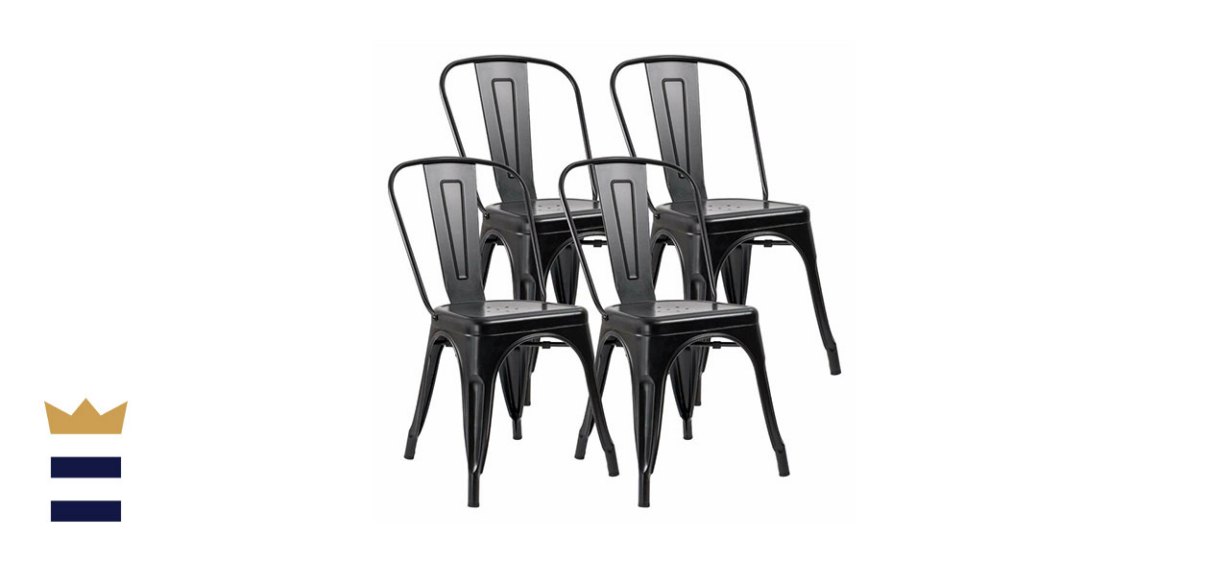 Lilian Slat Back Stacking Side Chair