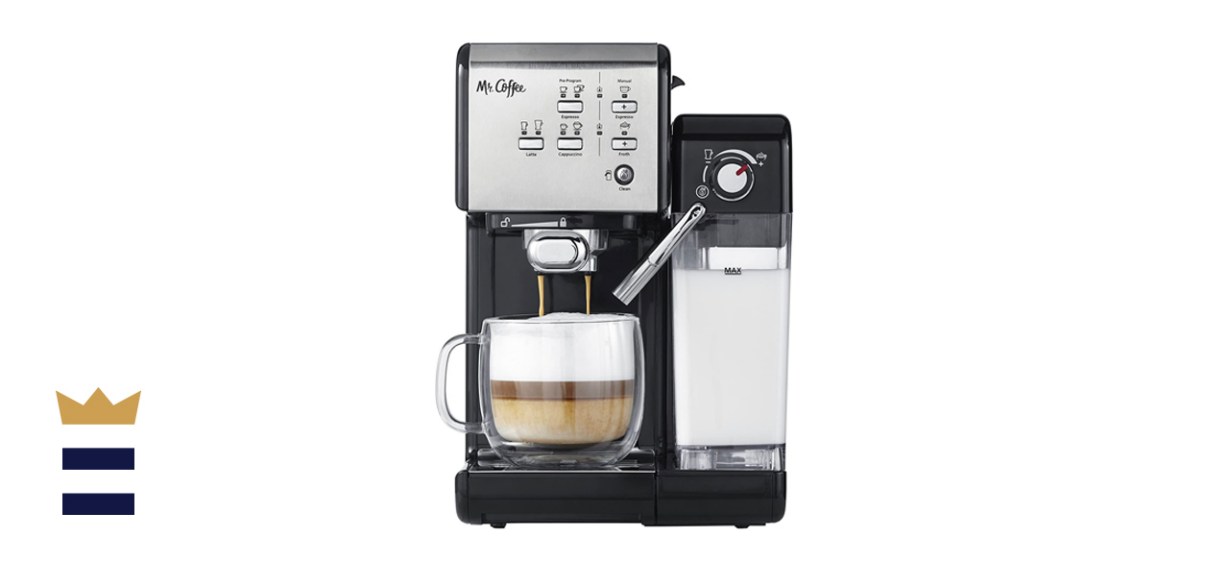 Mr. Coffee One-Touch CoffeeHouse Espresso Maker and Cappuccino Machine 