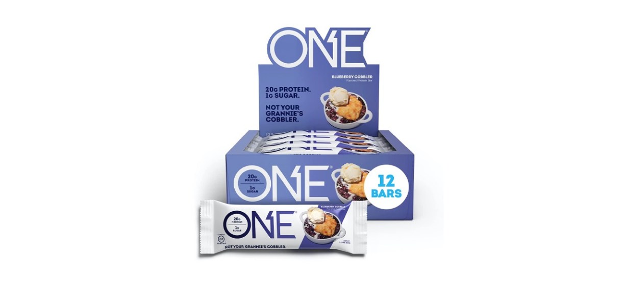 One Blueberry Cobbler Protein Bar