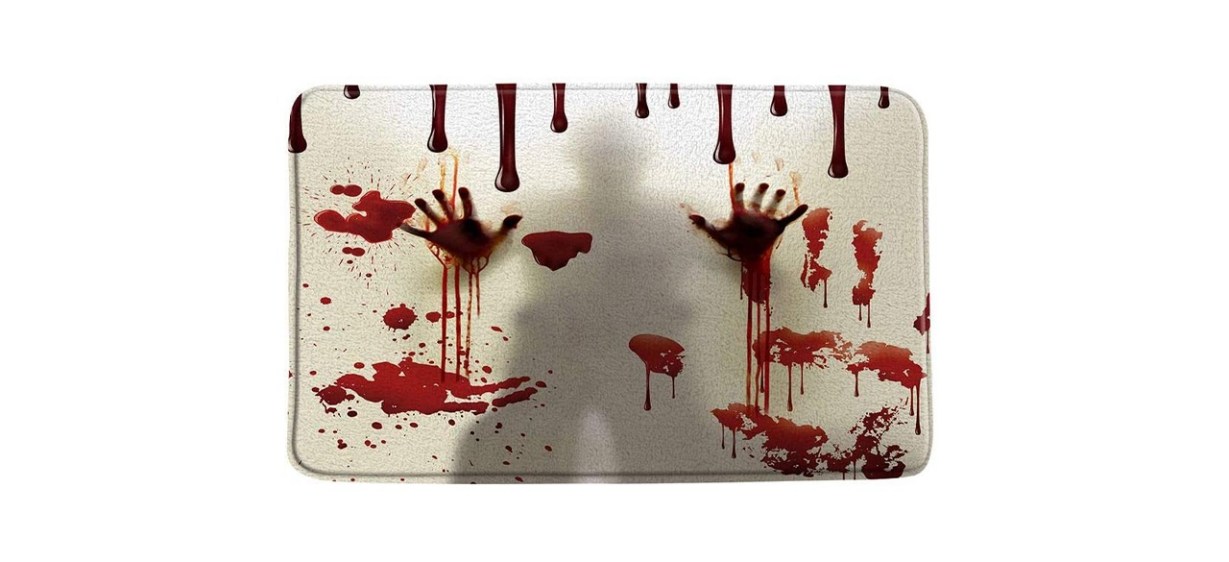 QKD Inc. Bloody Hands Bath Mat