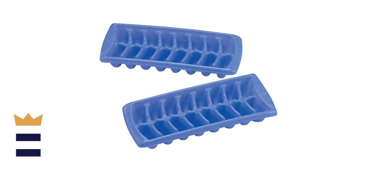 TrueZoo U Ice of A Silicone Mold and Ice Cube Tray, Blue USA U. Ice. of A.  Map