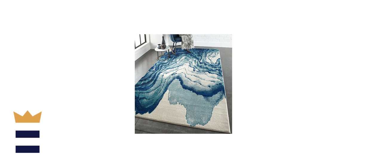 Zipcode Design Stuart Abstract Blue Area Rug