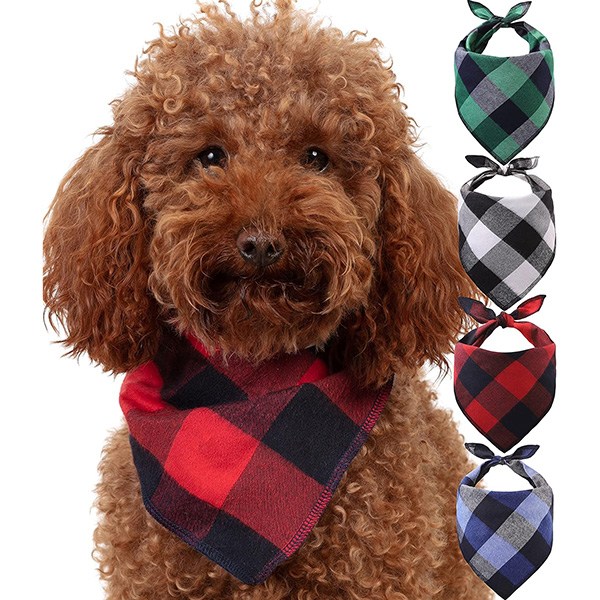 Odi Style Buffalo Plaid Dog Bandana