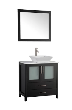 Wade Logan Karson 30” Single Bathroom Vanity Set