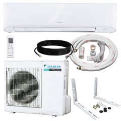 DAIKIN 17 SEER Wall-Mounted Ductless Mini-Split Inverter Air Conditioner and Heat Pump System