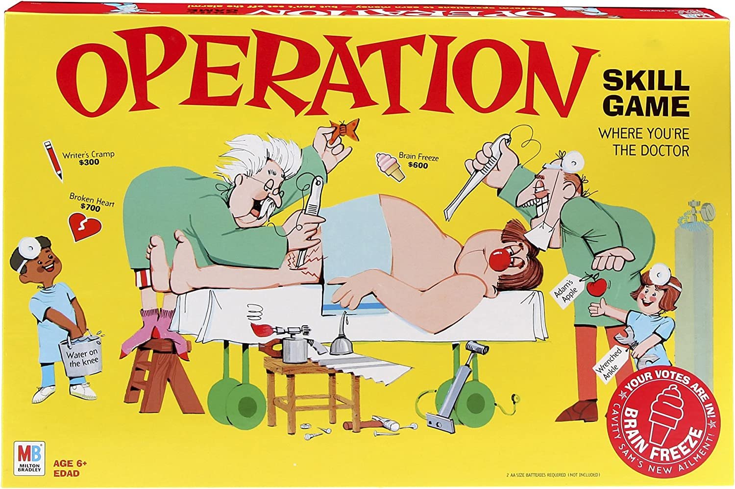 Milton Bradley Classic Operation