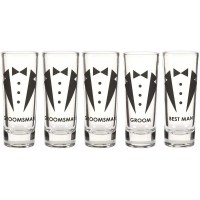 Blue Panda Party Favor Shot Glasses