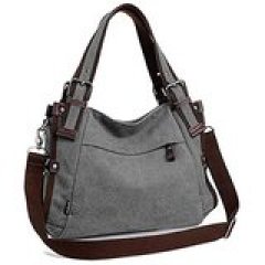 Coofit Retro Hobo-Style Women's Canvas Casual Handbag