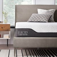 LUCID Memory Foam Hybrid Mattress