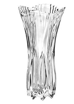 Slymeay Thickened Crystal Glass Flower Vase - Phoenix Tail Shape